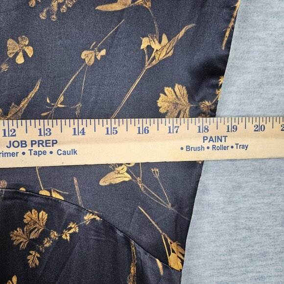 Allsaints Gianna Heligan midi dress handkerchief hem Silk Blend Women’s Sz 6 NEW - Picture 14 of 16